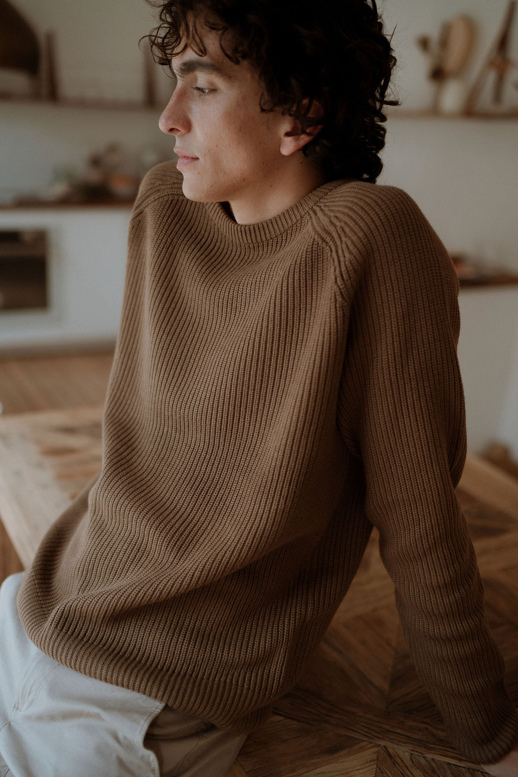 PULL TEXTURÉ  HOMME